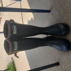Barbour rain boots